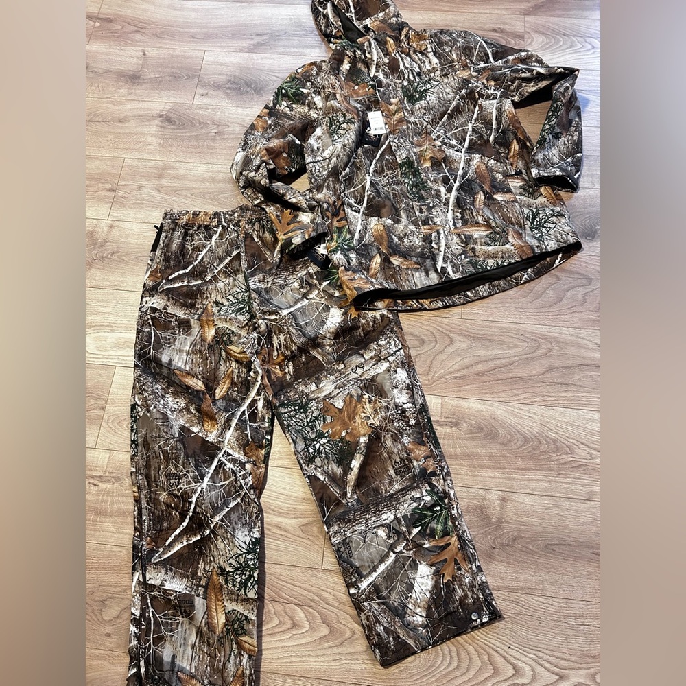 Rocky Men’s Realtree EDGE Rain Suit — XL (Jacket + Pants Set) CL-6009